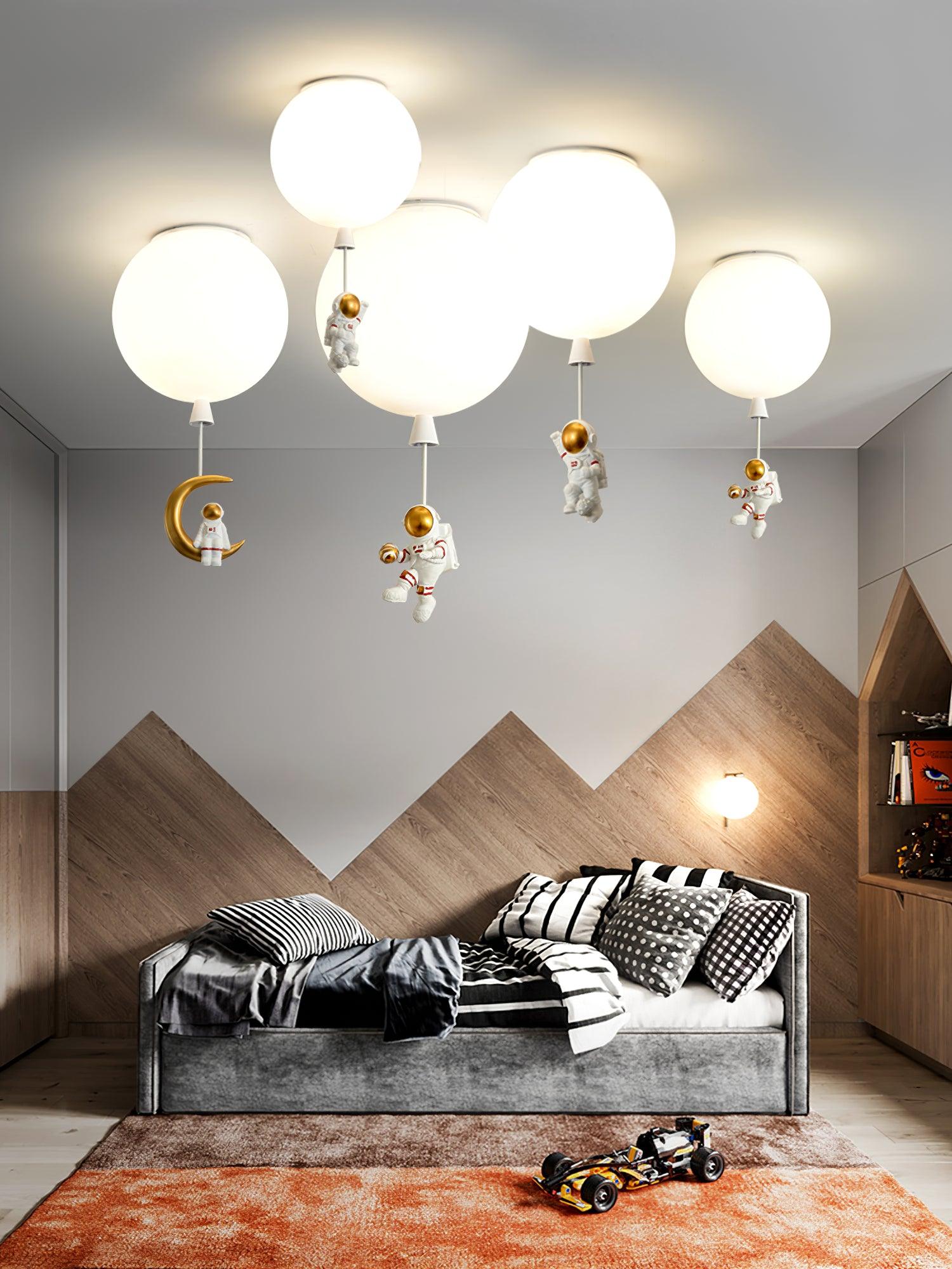 Brinox Unique Balloon Glossy Ceiling Light-Neutral Decor