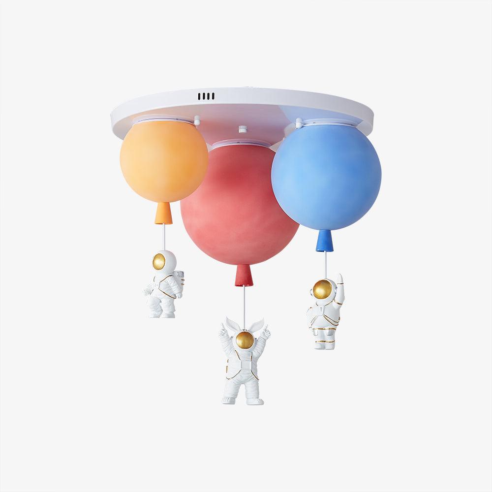 Gorvin Frosted Balloon Combination Ceiling Lamp-Neutral Decor