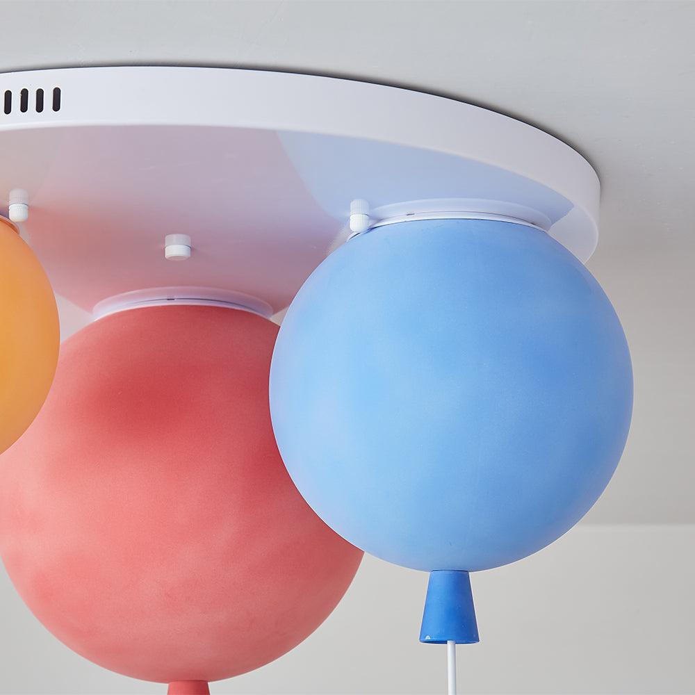 Gorvin Frosted Balloon Combination Ceiling Lamp-Neutral Decor