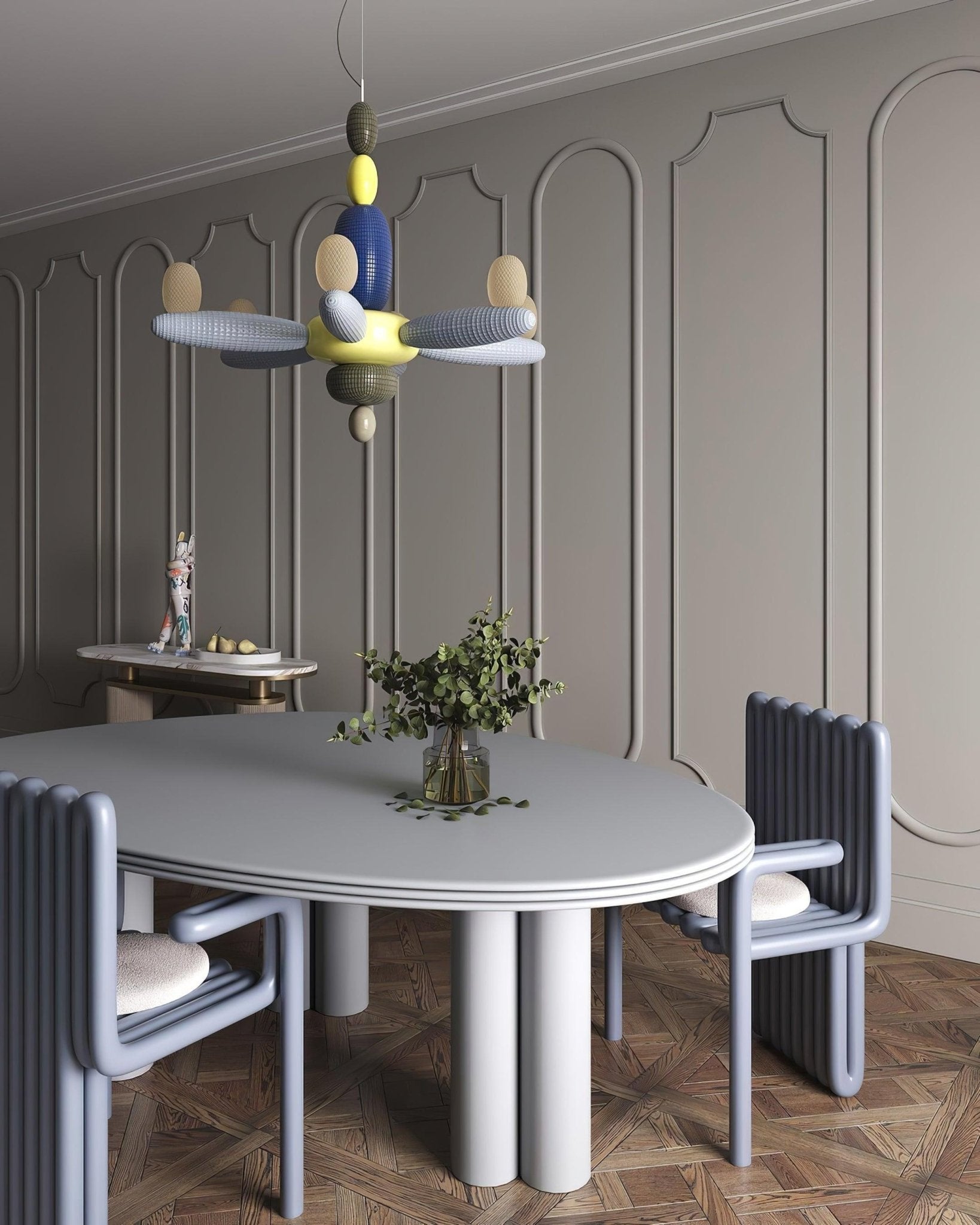 Balloons Premium Nordic Art Glass Chandelier-Neutral Decor