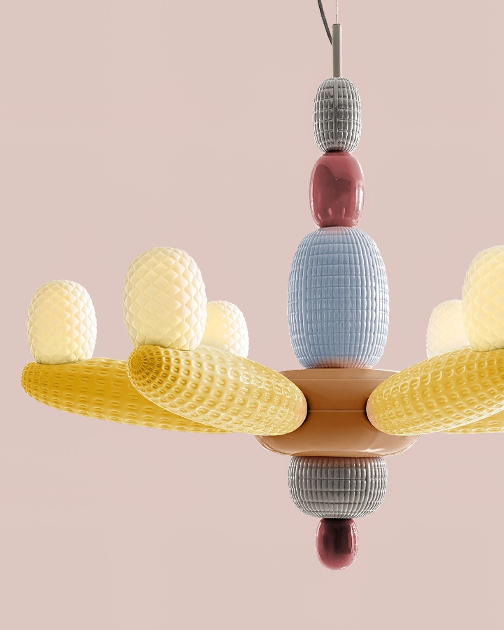 Balloons Premium Nordic Art Glass Chandelier-Neutral Decor