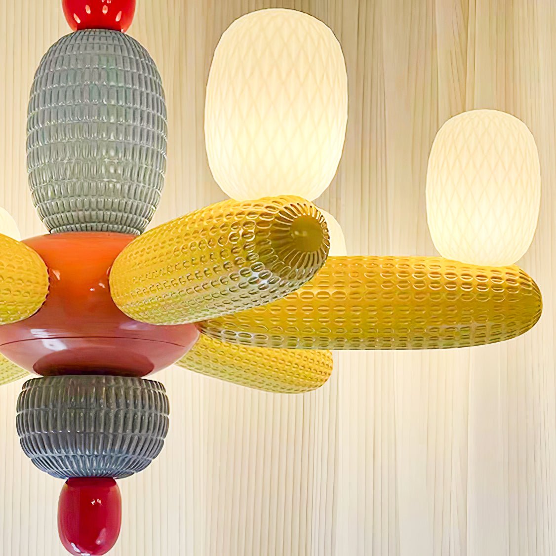 Balloons Premium Nordic Art Glass Chandelier-Neutral Decor