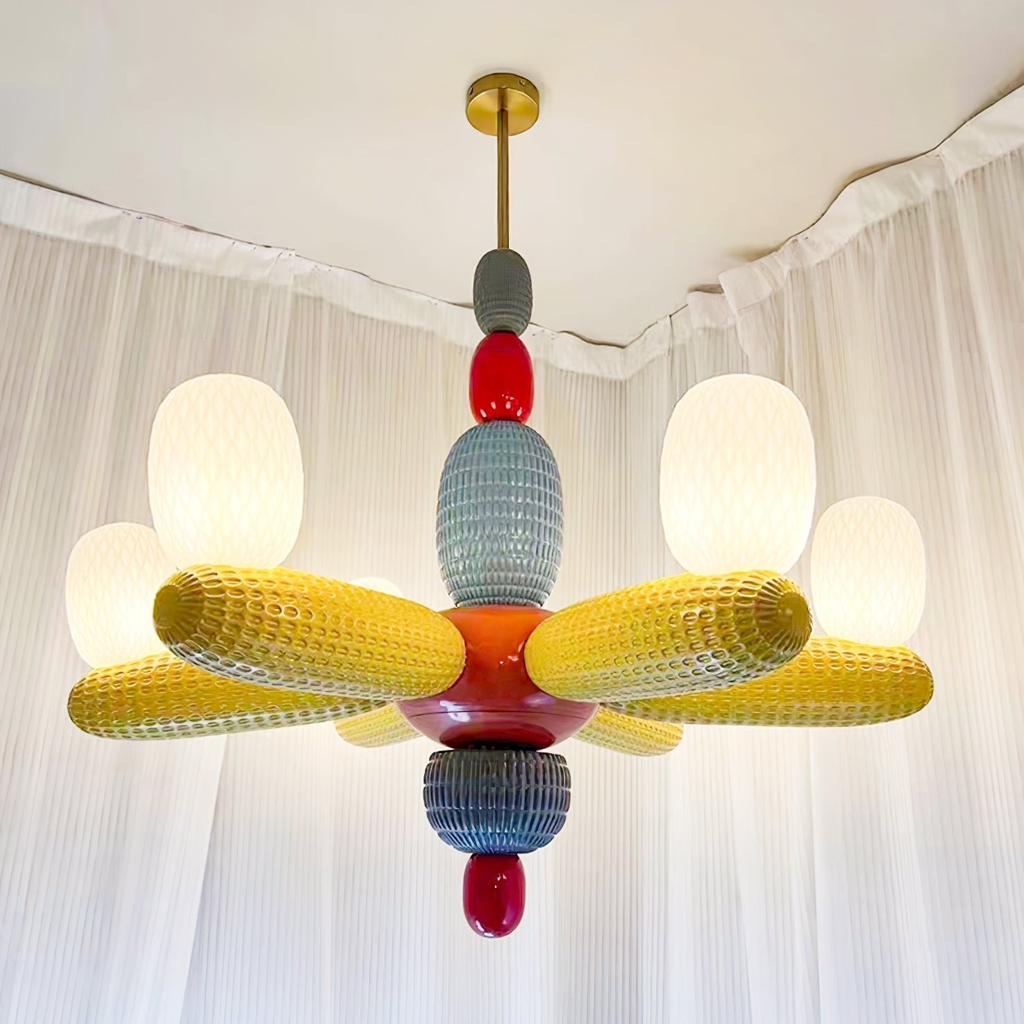 Balloons Premium Nordic Art Glass Chandelier-Neutral Decor