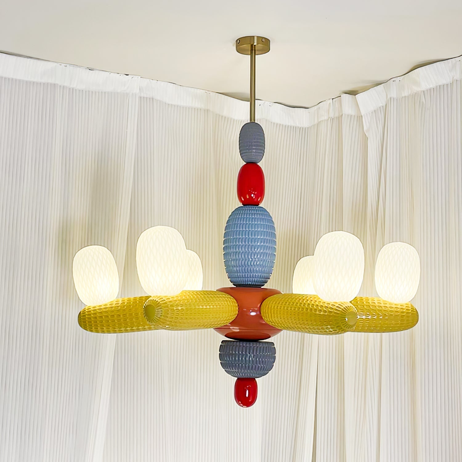 Balloons Premium Nordic Art Glass Chandelier-Neutral Decor