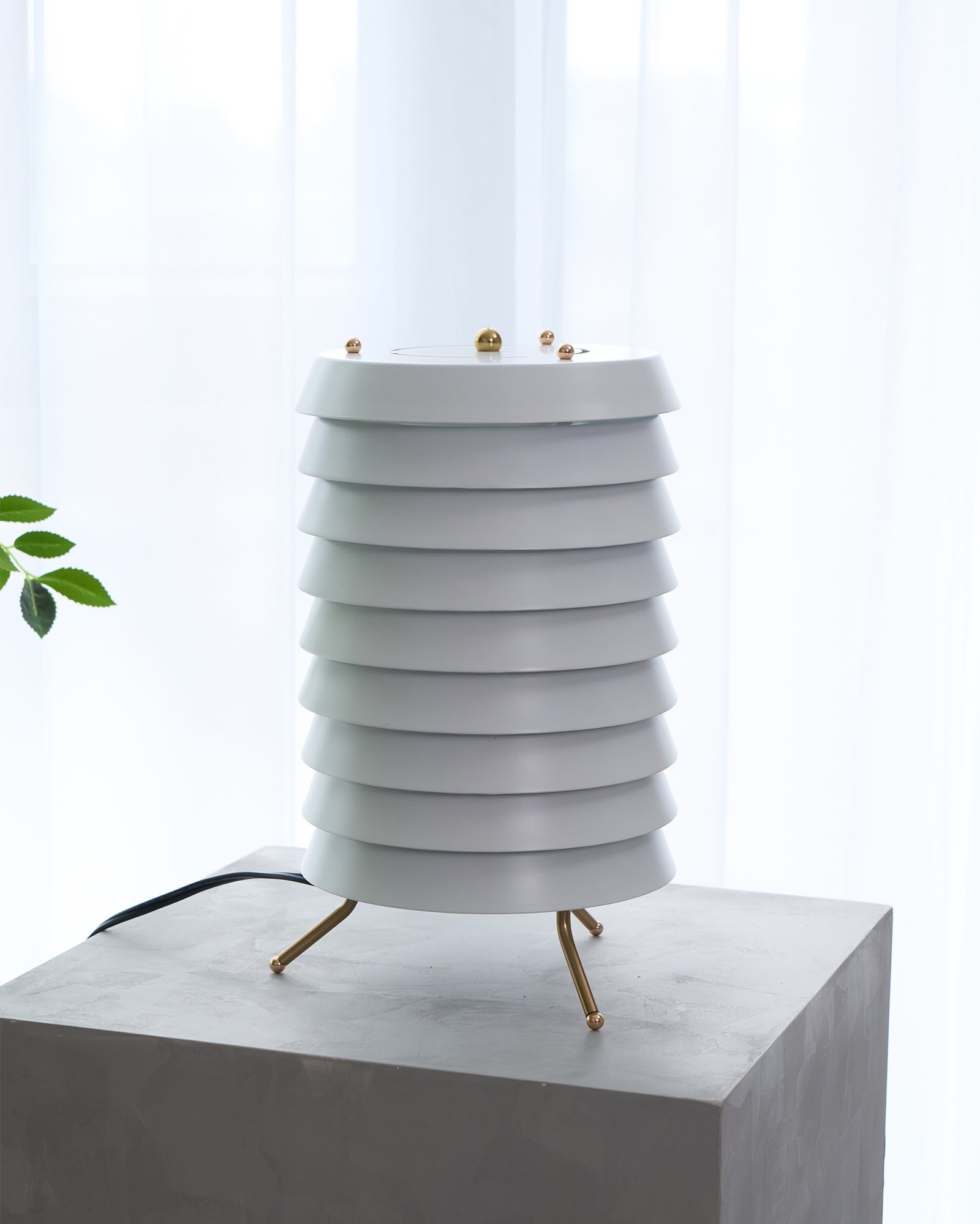 Kora Lattice Scandinavian Table Lamp-Neutral Decor