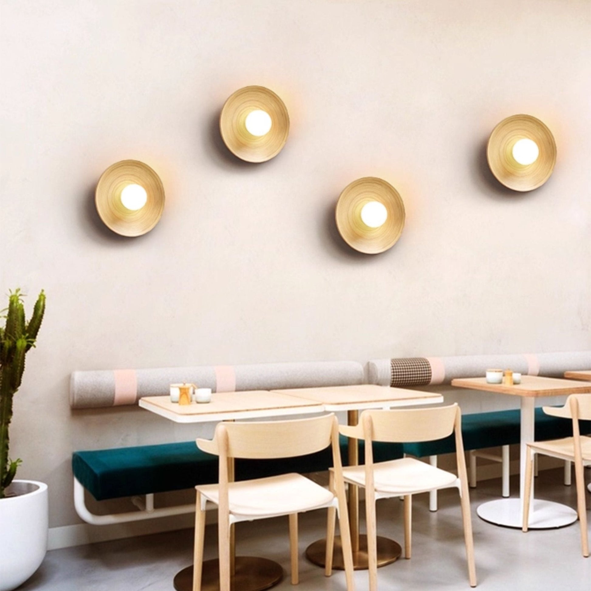 Bamboo Aura Sconce-Neutral Decor