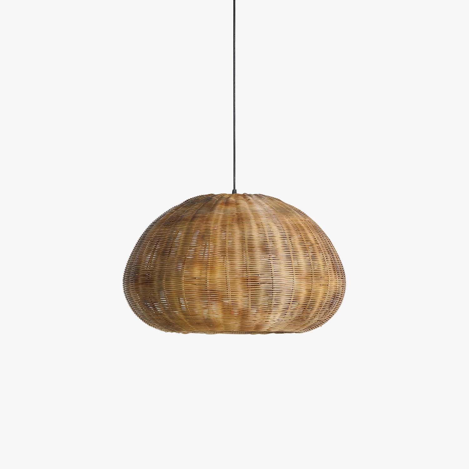 Adam Vintage Bamboo Pendant Light-Neutral Decor