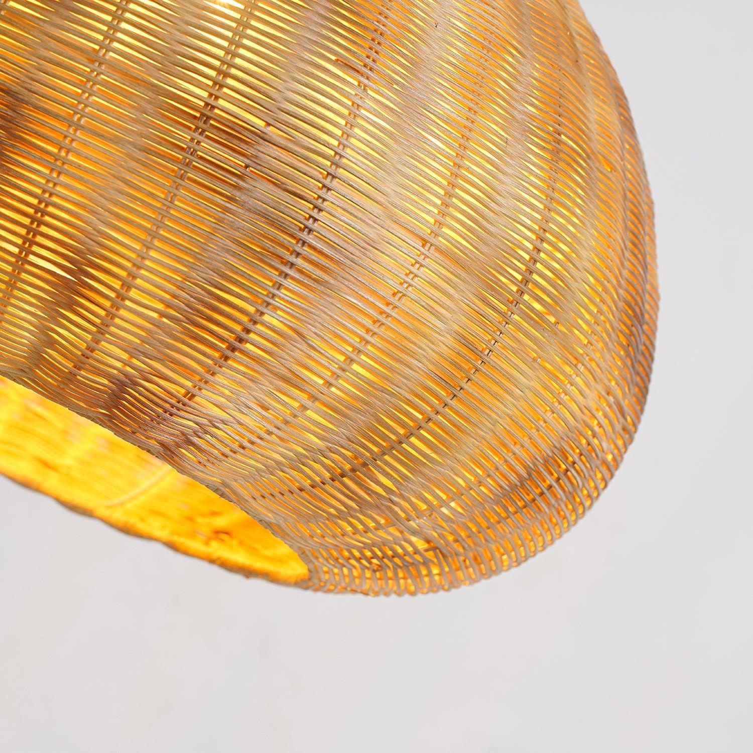 Adam Vintage Bamboo Pendant Light-Neutral Decor