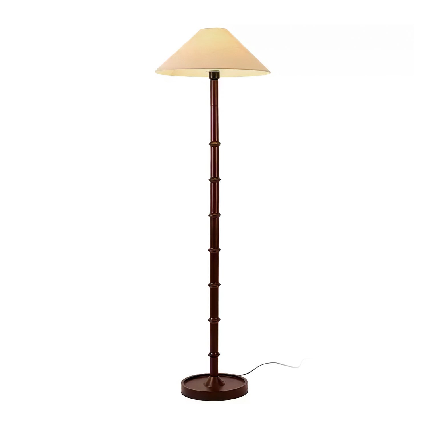 Zen Bamboo Knot Floor Lamp-Neutral Decor