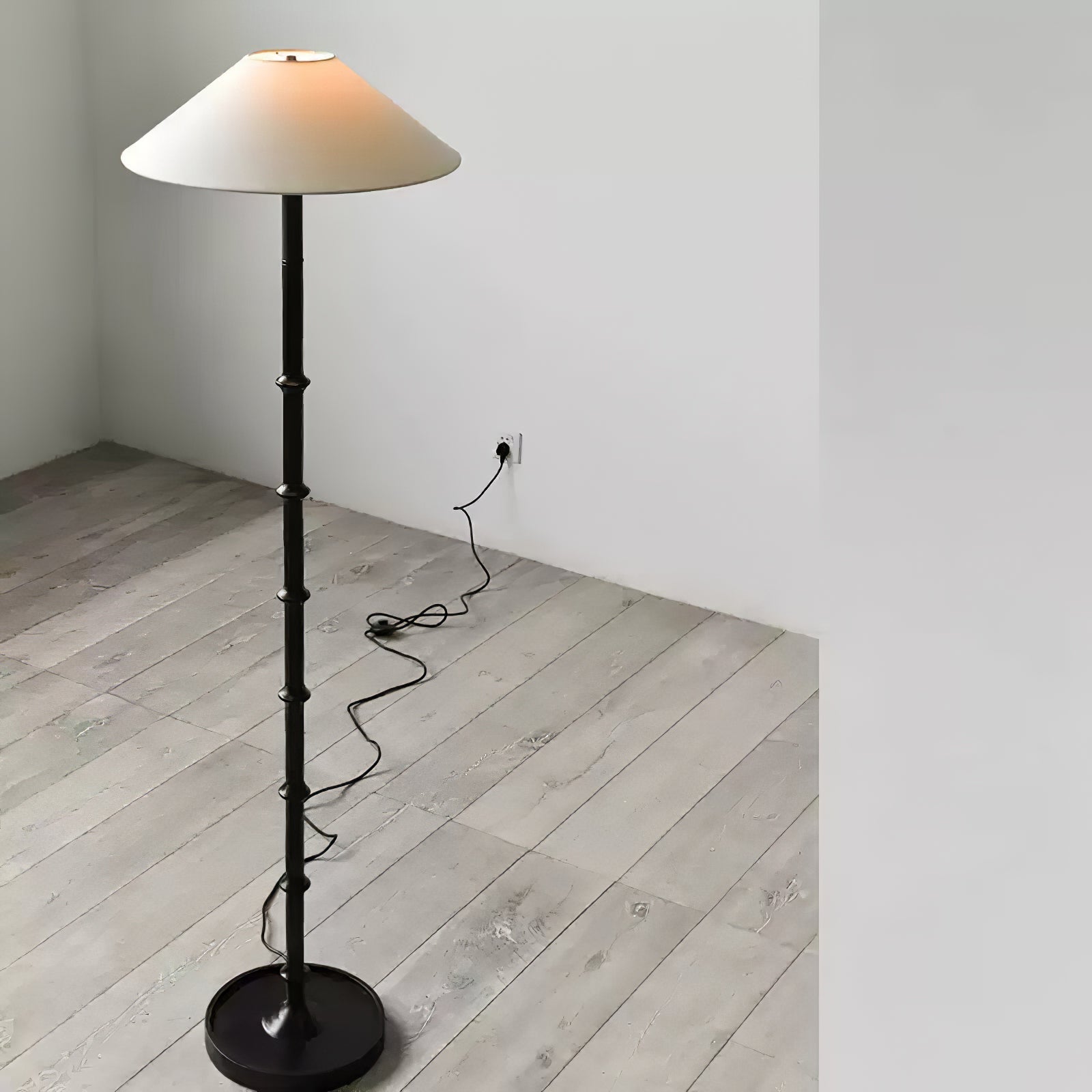 Zen Bamboo Knot Floor Lamp-Neutral Decor