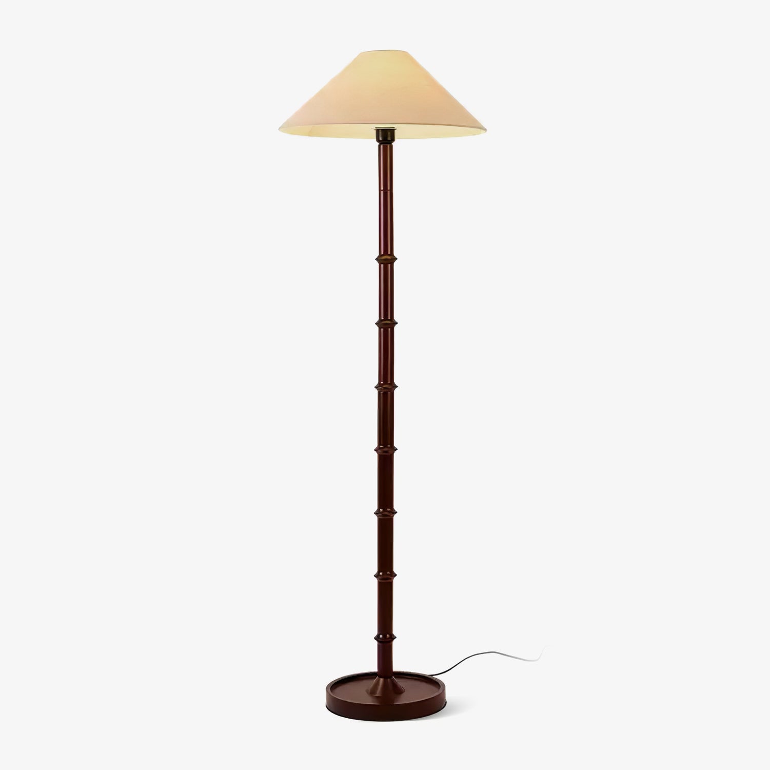 Zen Bamboo Knot Floor Lamp-Neutral Decor