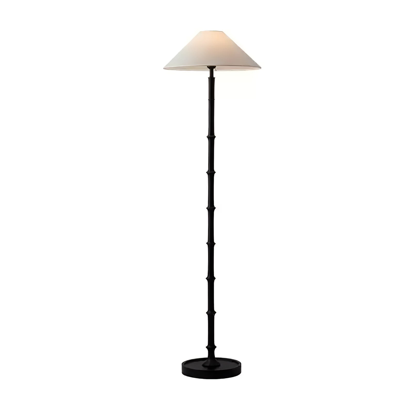 Zen Bamboo Knot Floor Lamp-Neutral Decor