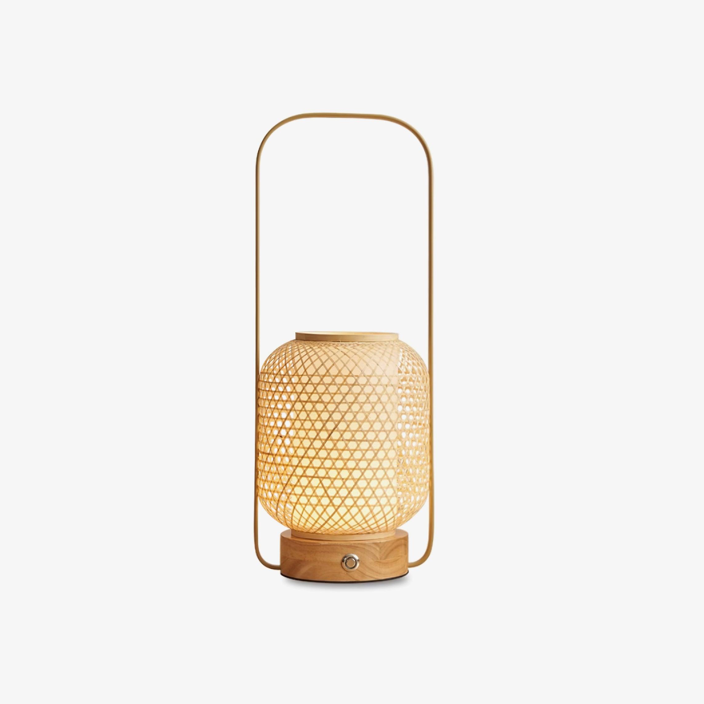 Orbituse Wooden Retro Table Lamp-Neutral Decor