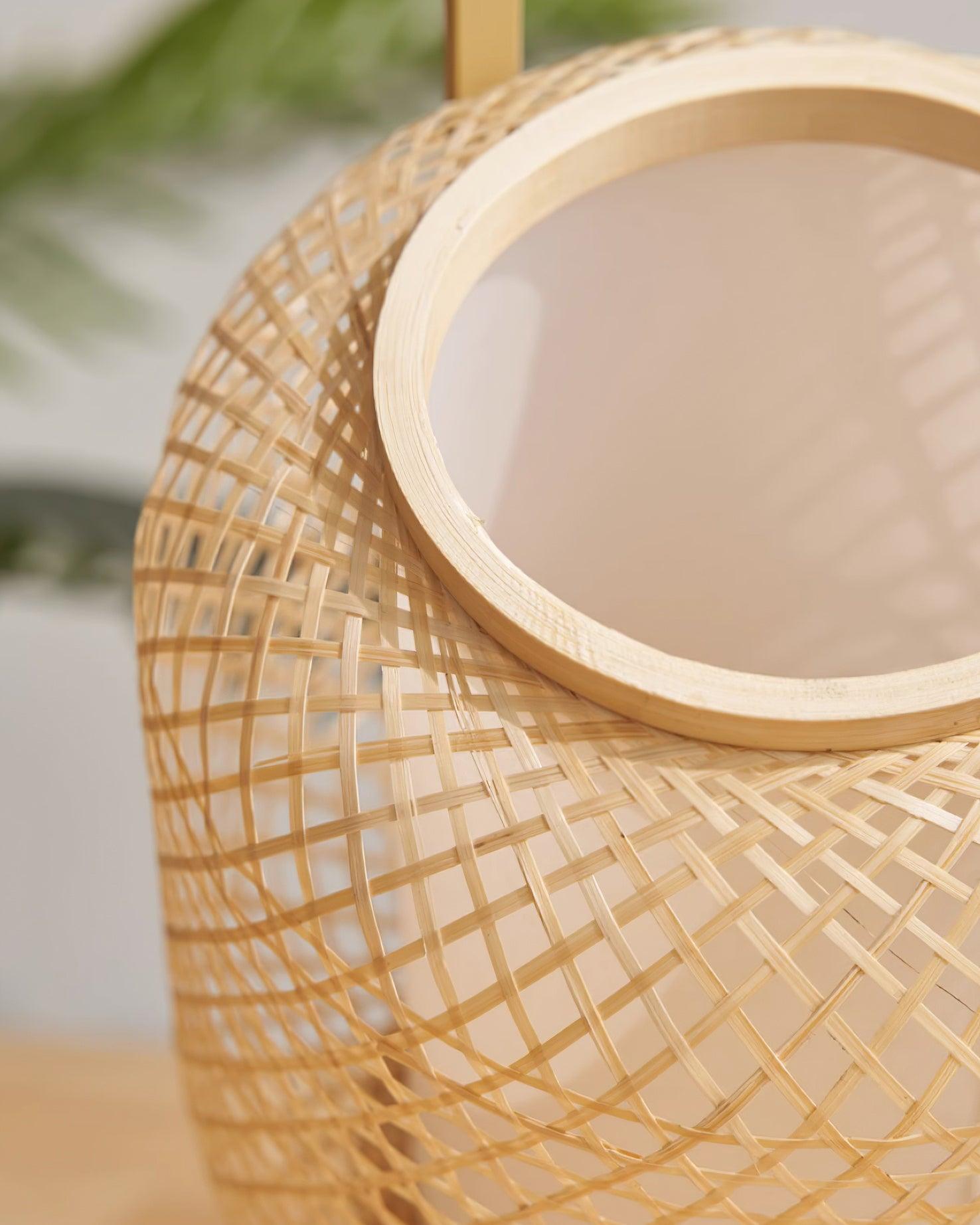 Orbituse Wooden Retro Table Lamp-Neutral Decor