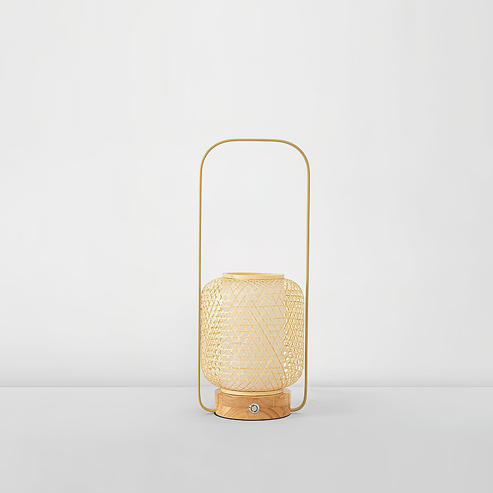Orbituse Wooden Retro Table Lamp-Neutral Decor