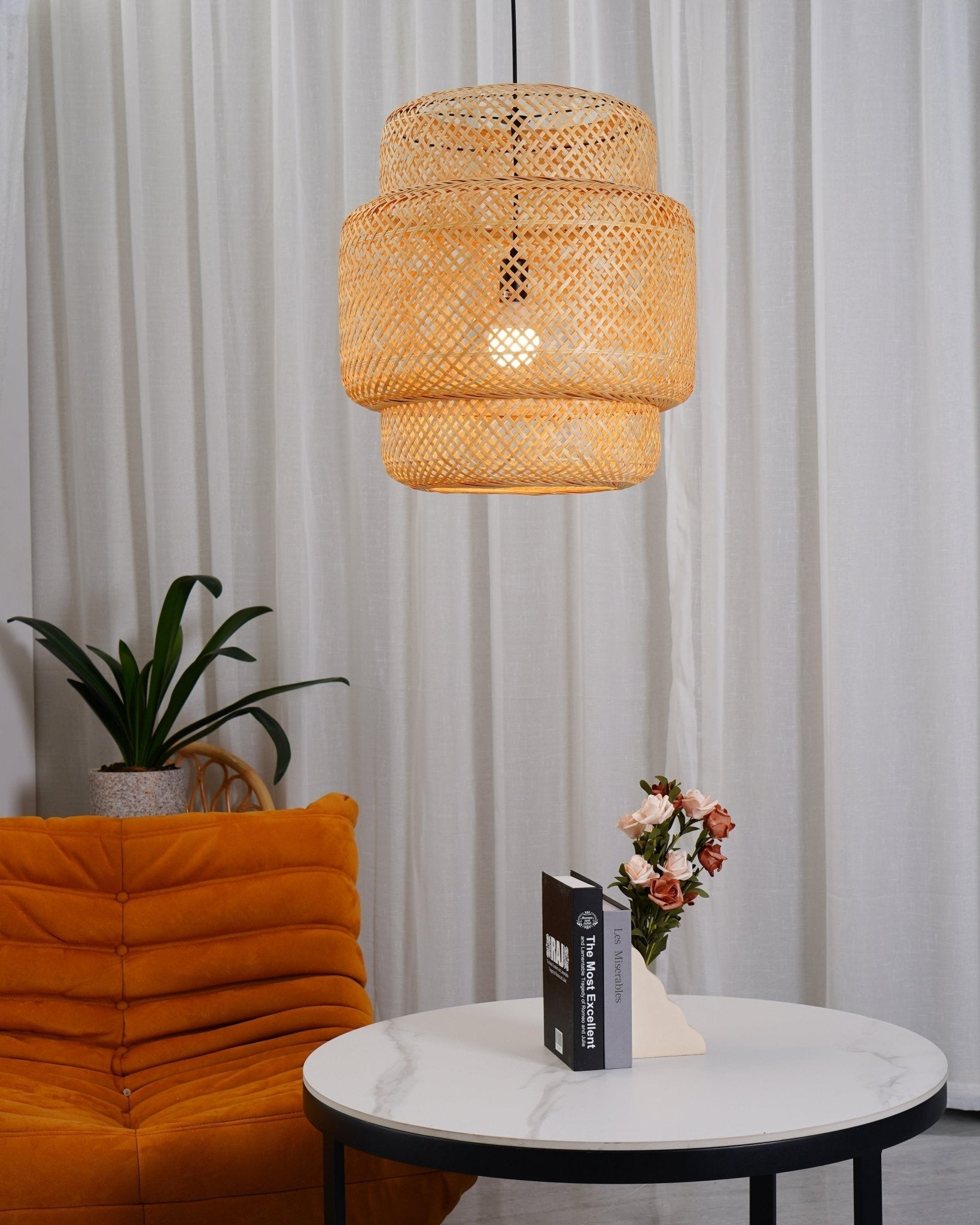 Bove Retro Vintage Pendant Light-Neutral Decor