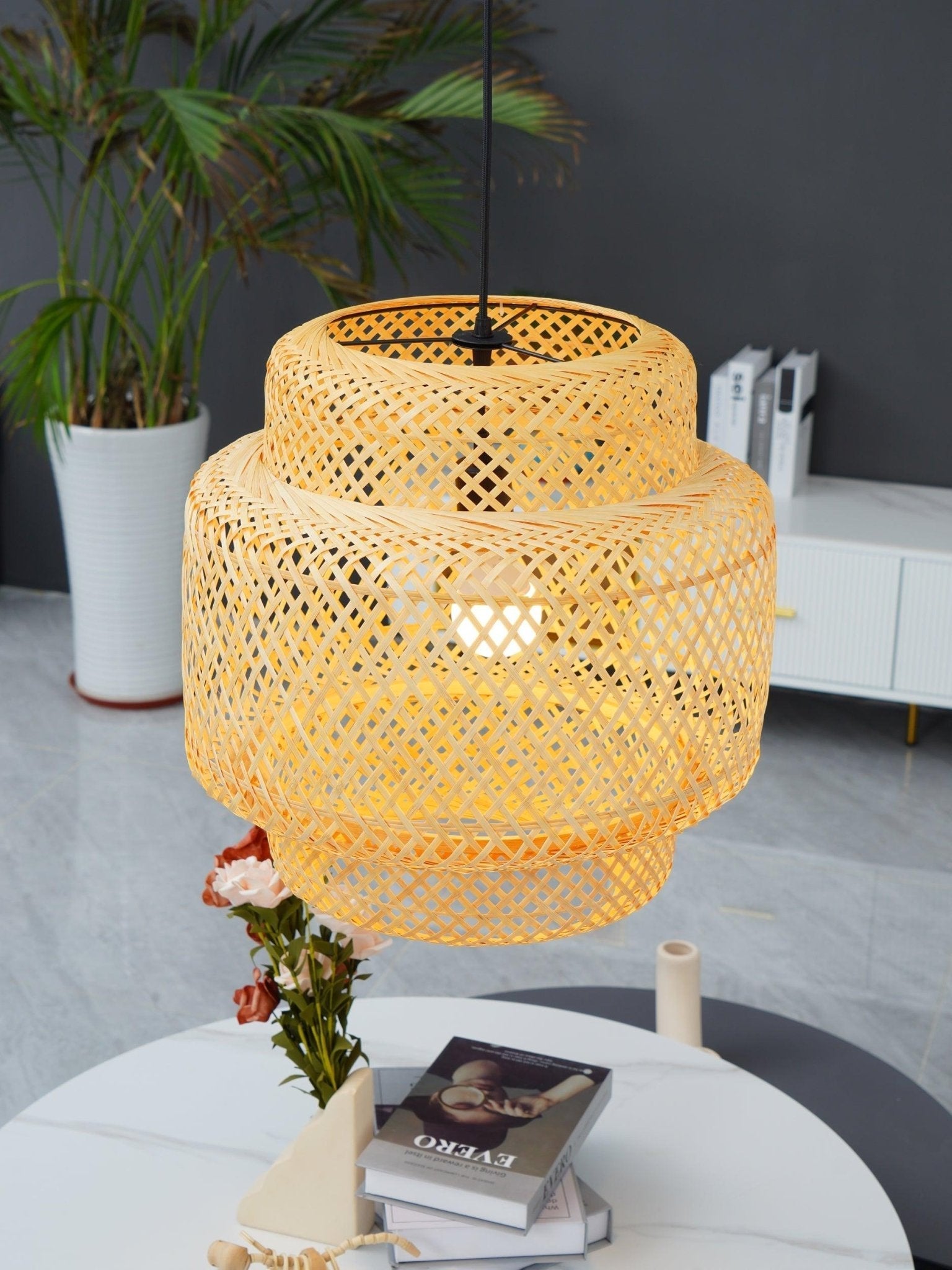 Bove Retro Vintage Pendant Light-Neutral Decor