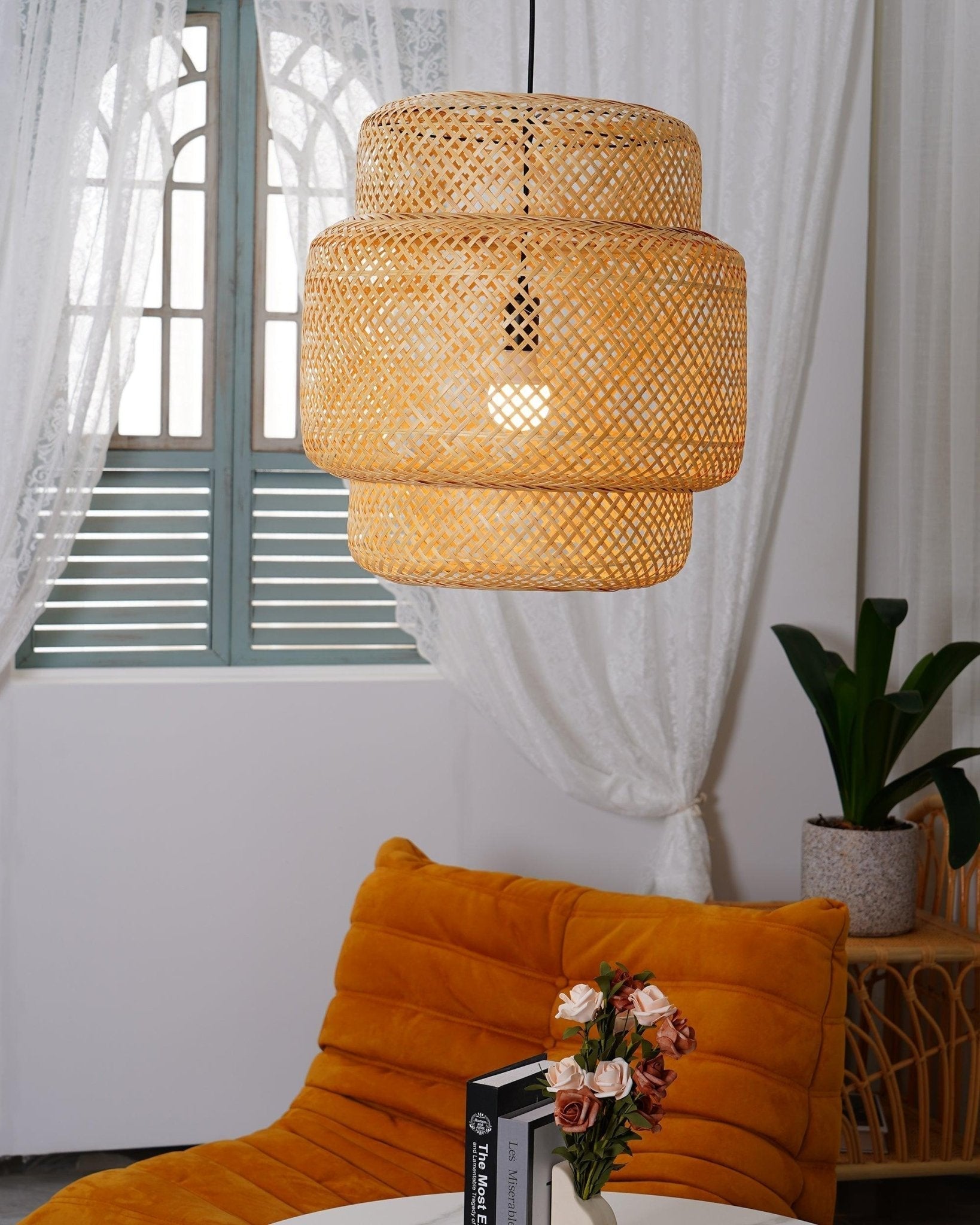 Bove Retro Vintage Pendant Light-Neutral Decor