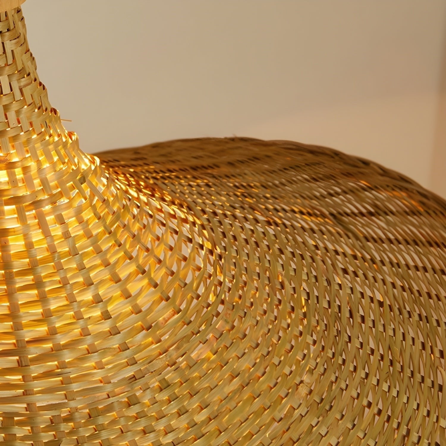 Marona Rattan Vintage Pendant Light-Neutral Decor