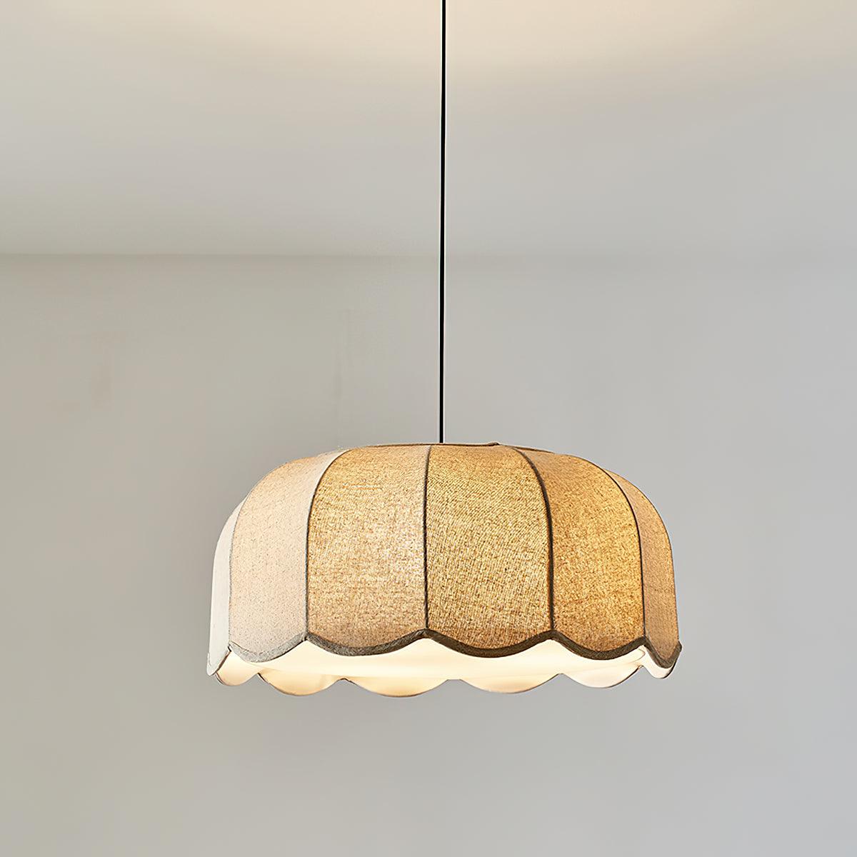 Erixy Fabric Rustic Pendant Lamp-Neutral Decor