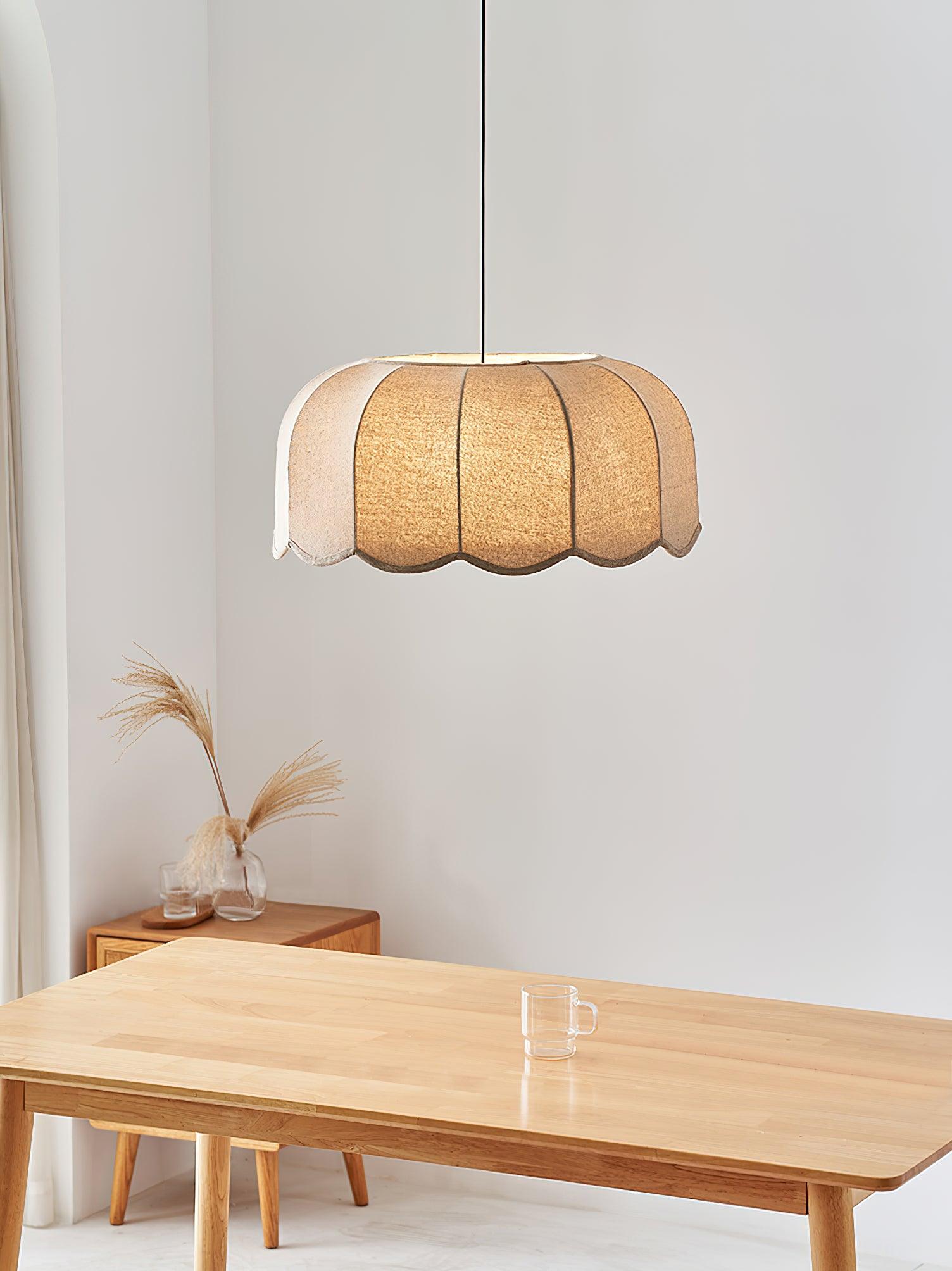 Erixy Fabric Rustic Pendant Lamp-Neutral Decor