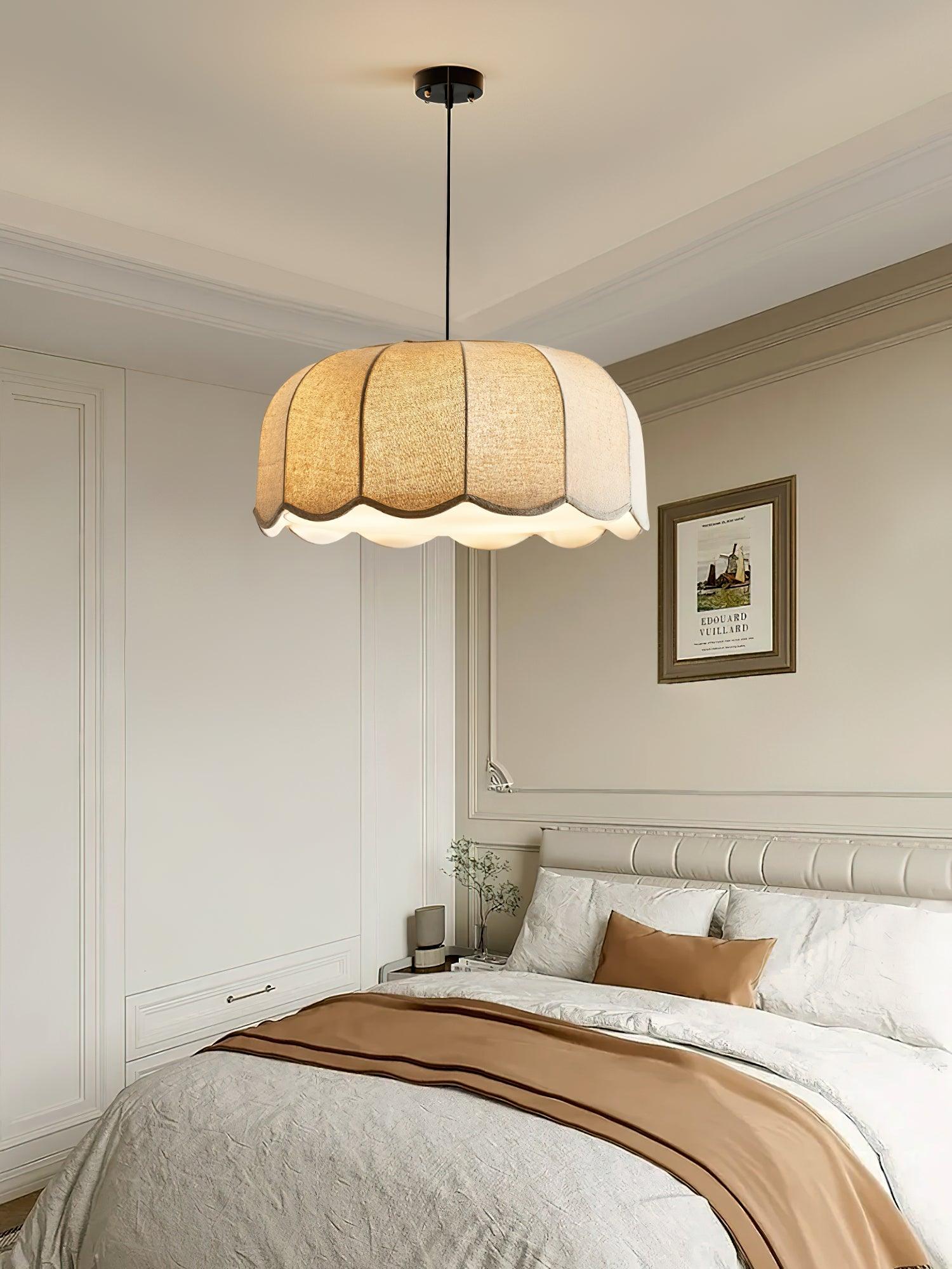 Erixy Fabric Rustic Pendant Lamp-Neutral Decor