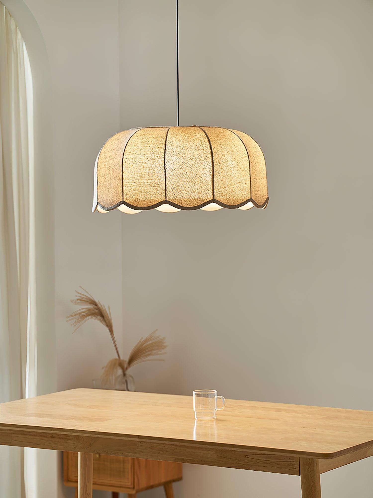 Erixy Fabric Rustic Pendant Lamp-Neutral Decor