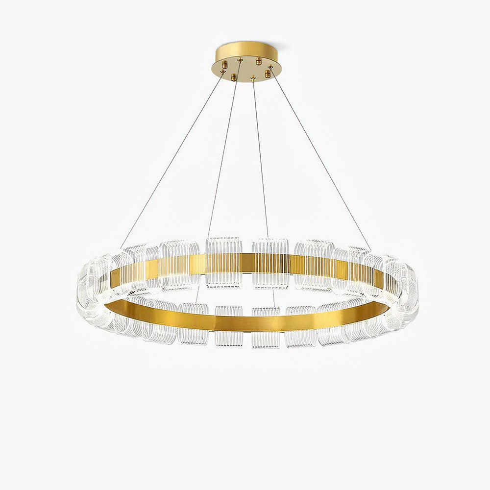 Abrahamson Modern Minimalist Luxury Bangle Chandelier-Neutral Decor