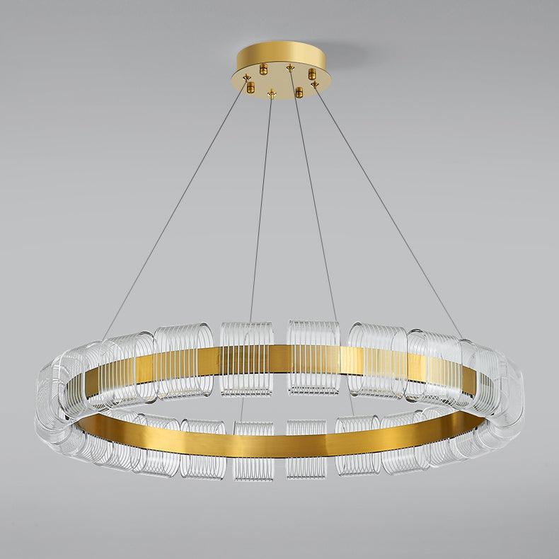 Abrahamson Modern Minimalist Luxury Bangle Chandelier-Neutral Decor