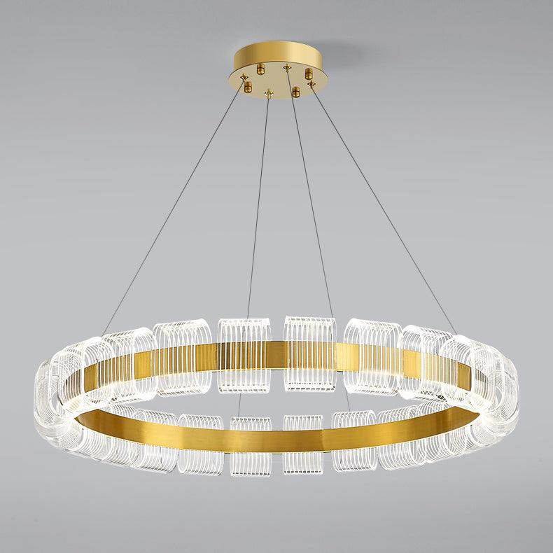 Abrahamson Modern Minimalist Luxury Bangle Chandelier-Neutral Decor
