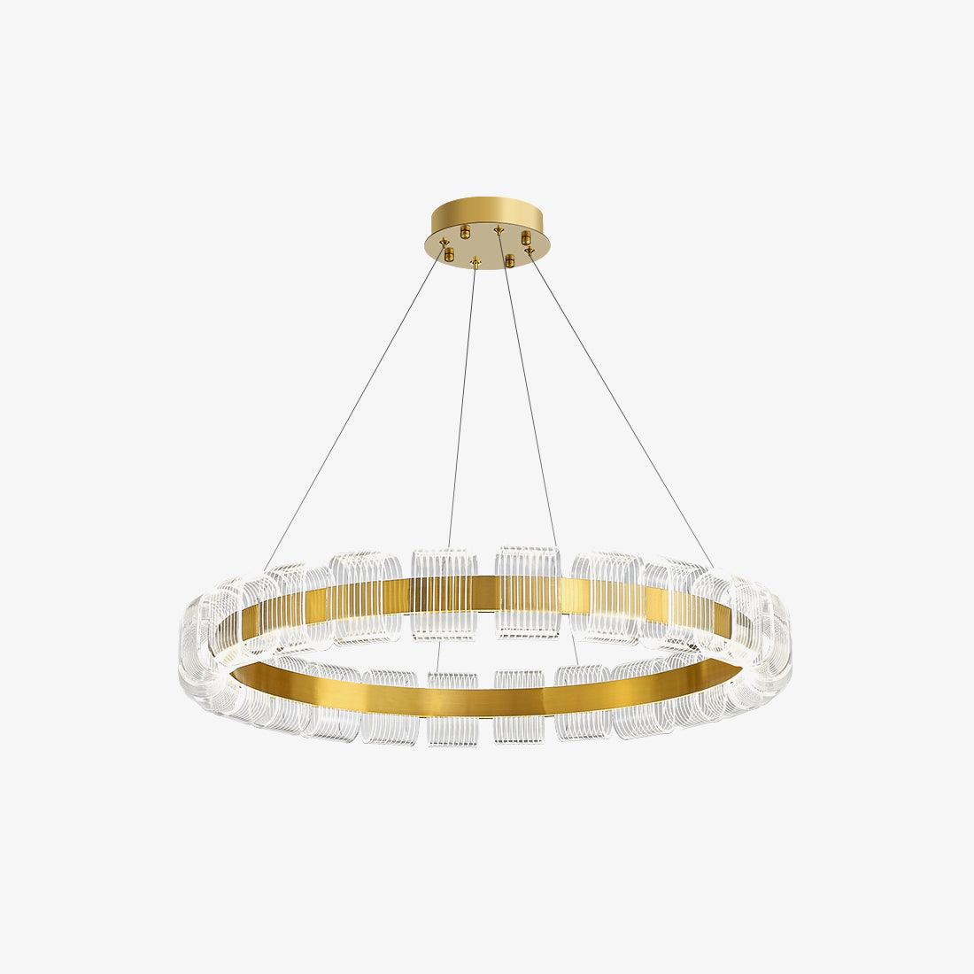 Abrahamson Modern Minimalist Luxury Bangle Chandelier-Neutral Decor