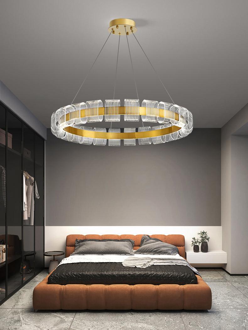 Abrahamson Modern Minimalist Luxury Bangle Chandelier-Neutral Decor