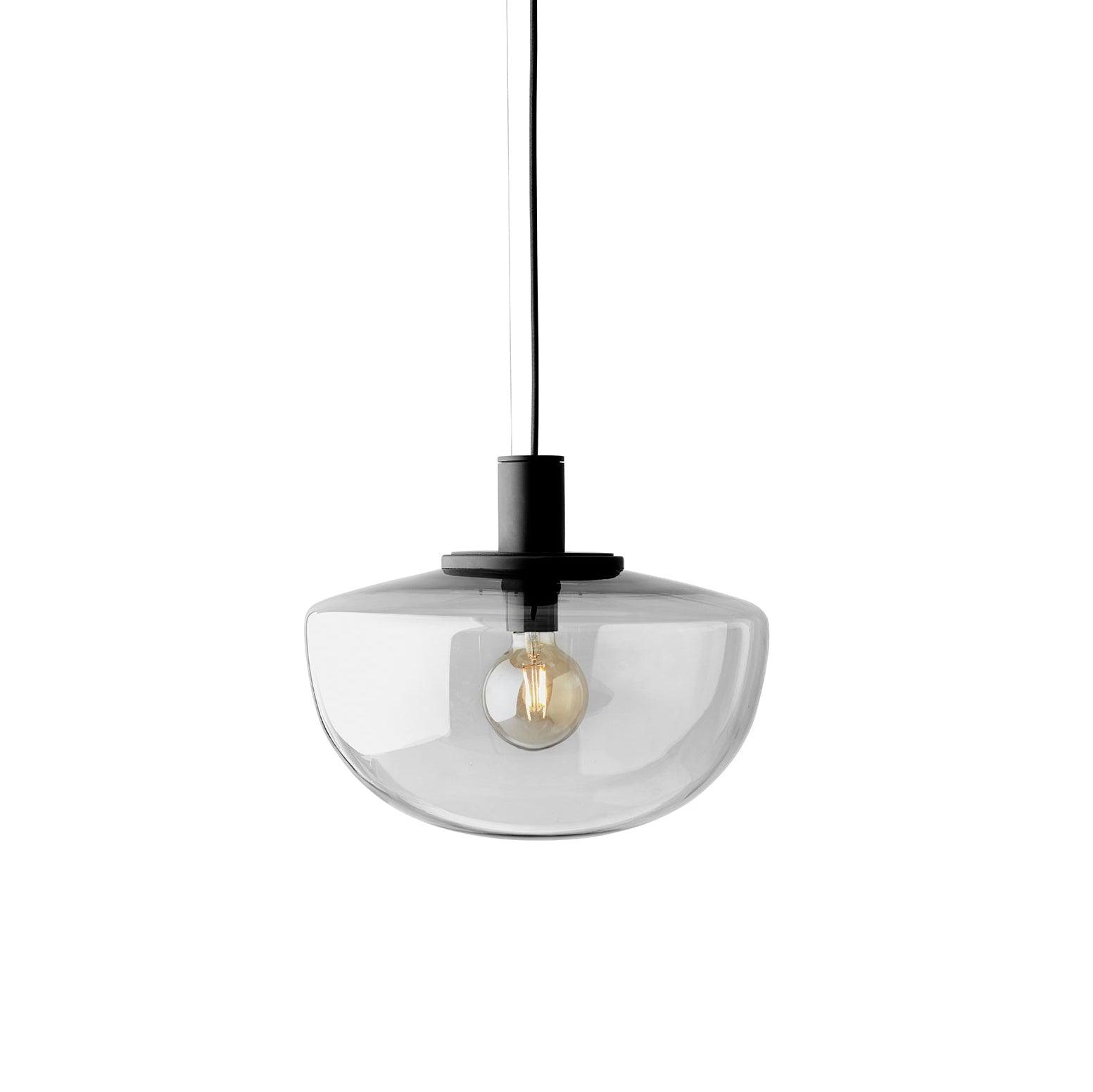 Pendant Lamp Glass Dome Metal Mount Minimalist Relax