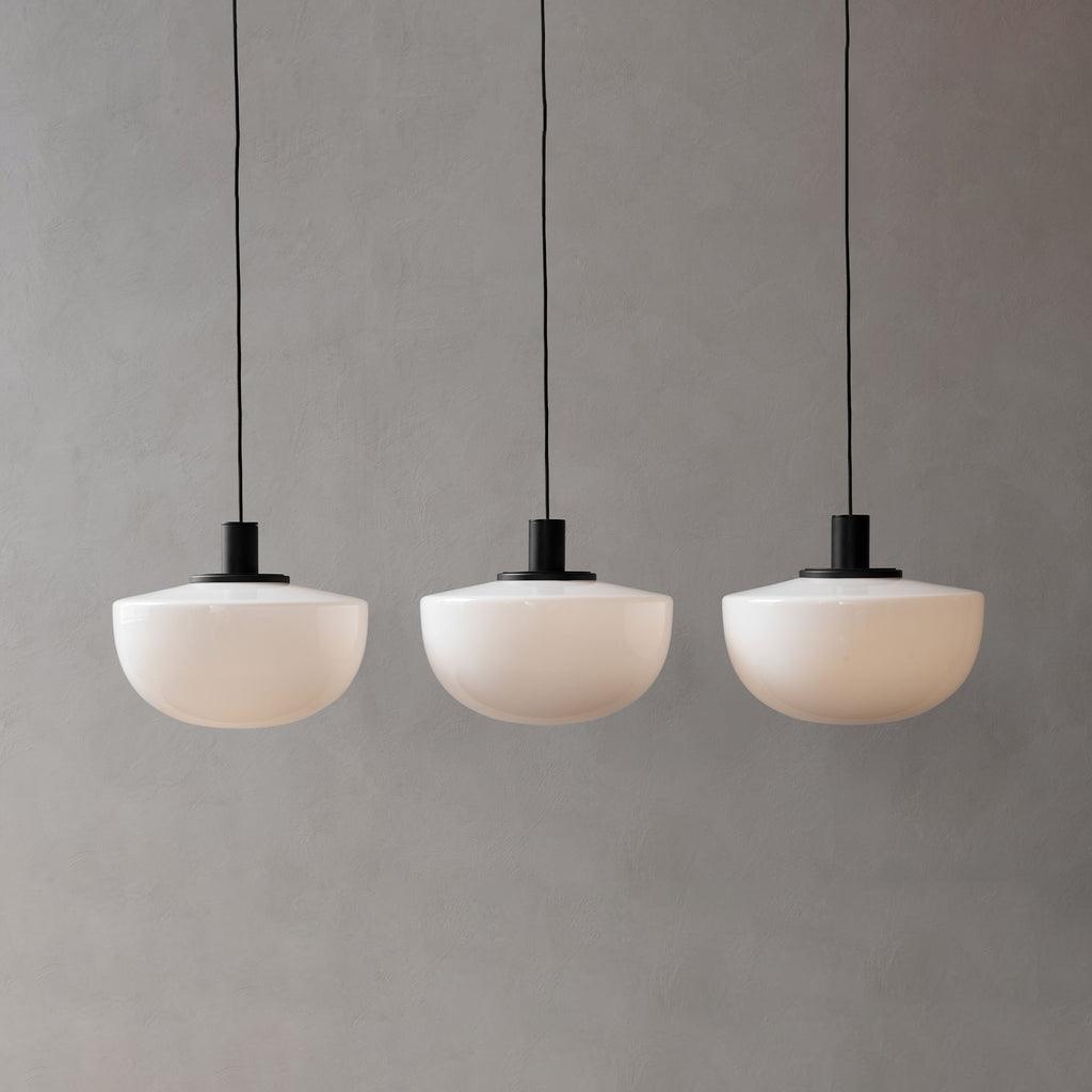 Pendant Lamp Glass Dome Metal Mount Minimalist Relax