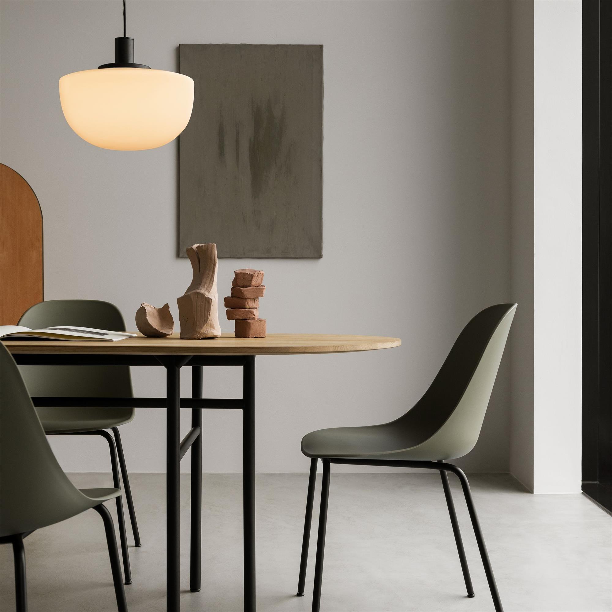 Pendant Lamp Glass Dome Metal Mount Minimalist Relax