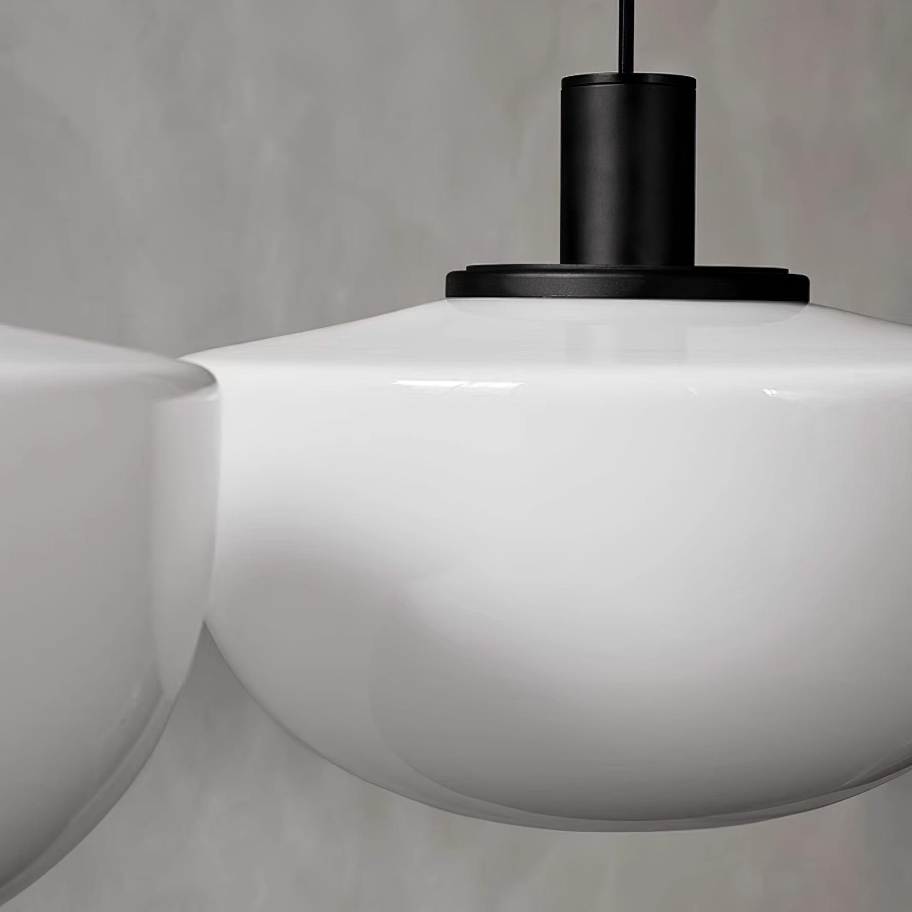 Pendant Lamp Glass Dome Metal Mount Minimalist Relax