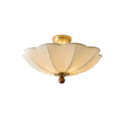 Barbara Barry scalloped ceiling mount shown in a bedroom.
