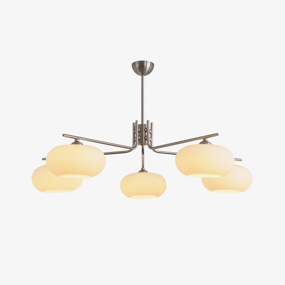 Deloz Chandelier Industrial 5-Light Modern-Neutral Decor