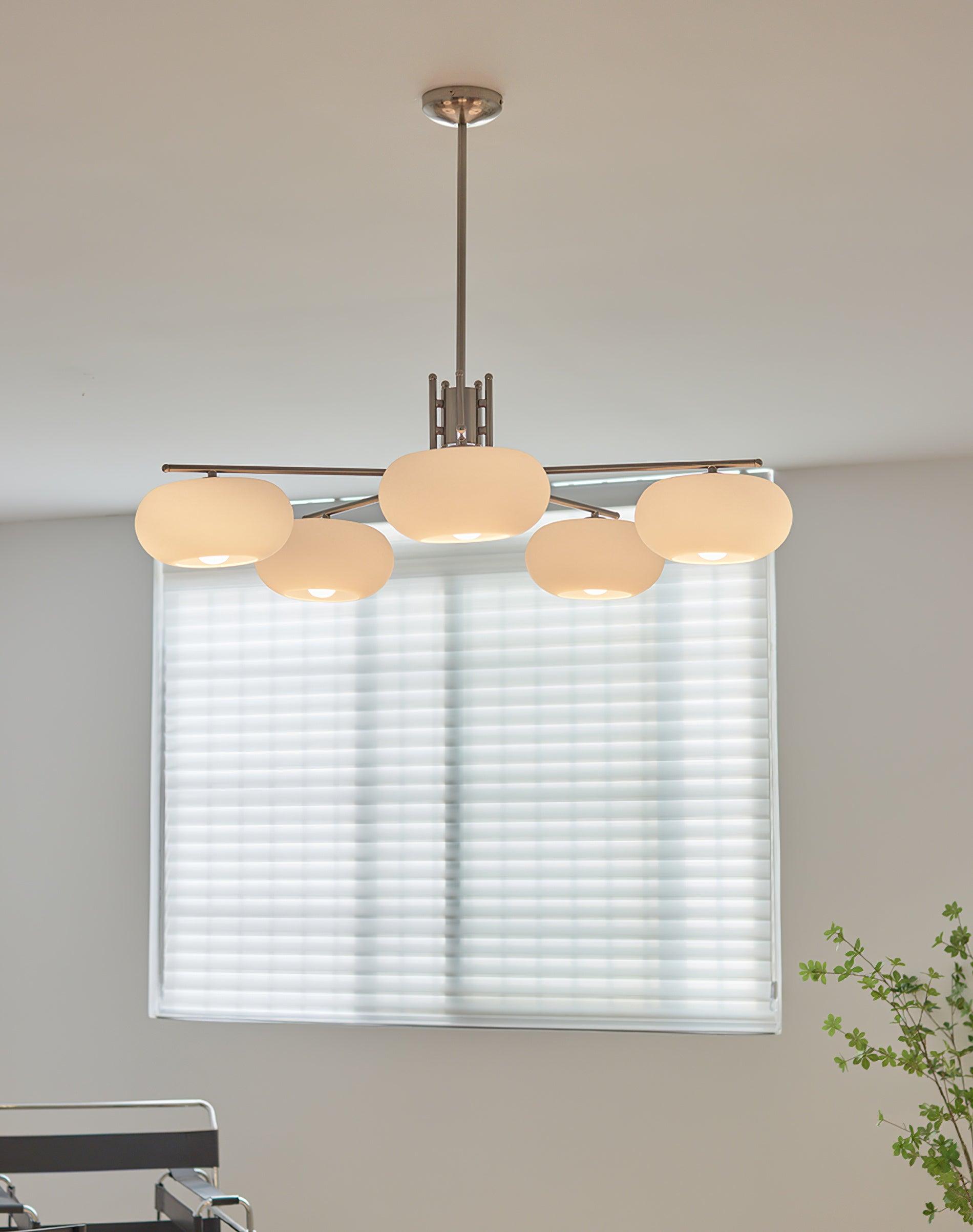 Deloz Chandelier Industrial 5-Light Modern-Neutral Decor