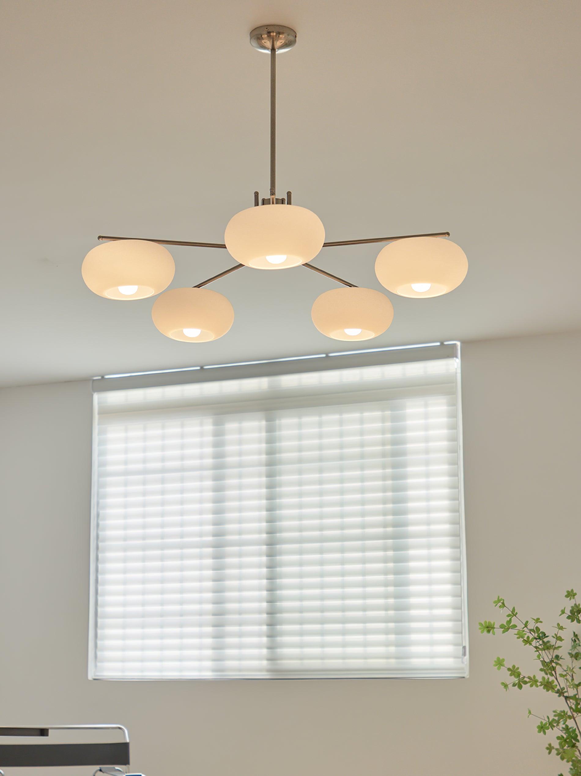 Deloz Chandelier Industrial 5-Light Modern-Neutral Decor