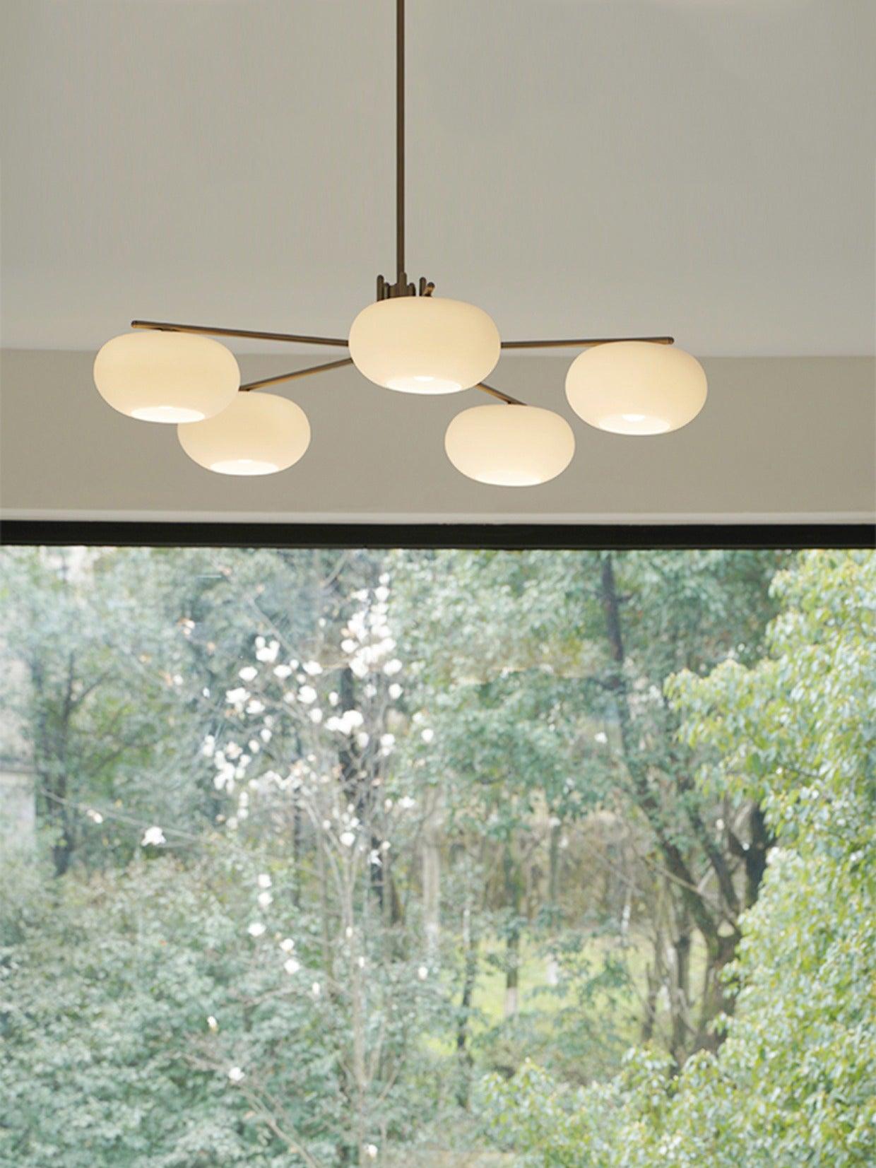 Deloz Chandelier Industrial 5-Light Modern-Neutral Decor