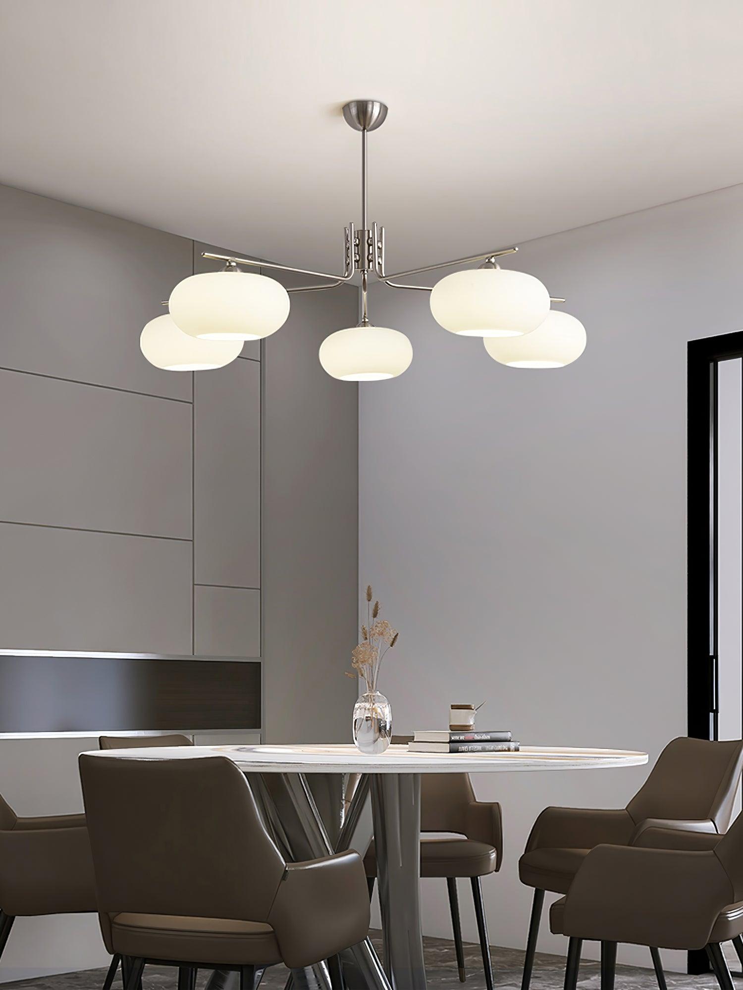 Deloz Chandelier Industrial 5-Light Modern-Neutral Decor