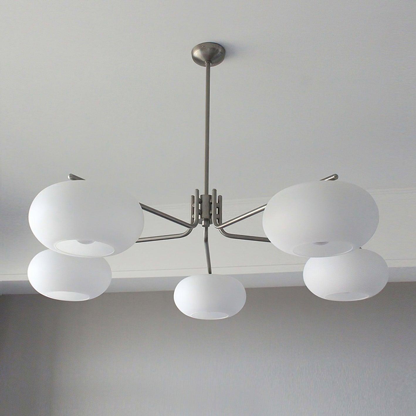 Deloz Chandelier Industrial 5-Light Modern-Neutral Decor