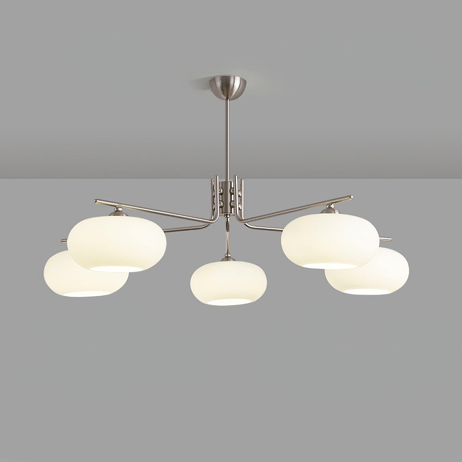 Deloz Chandelier Industrial 5-Light Modern-Neutral Decor