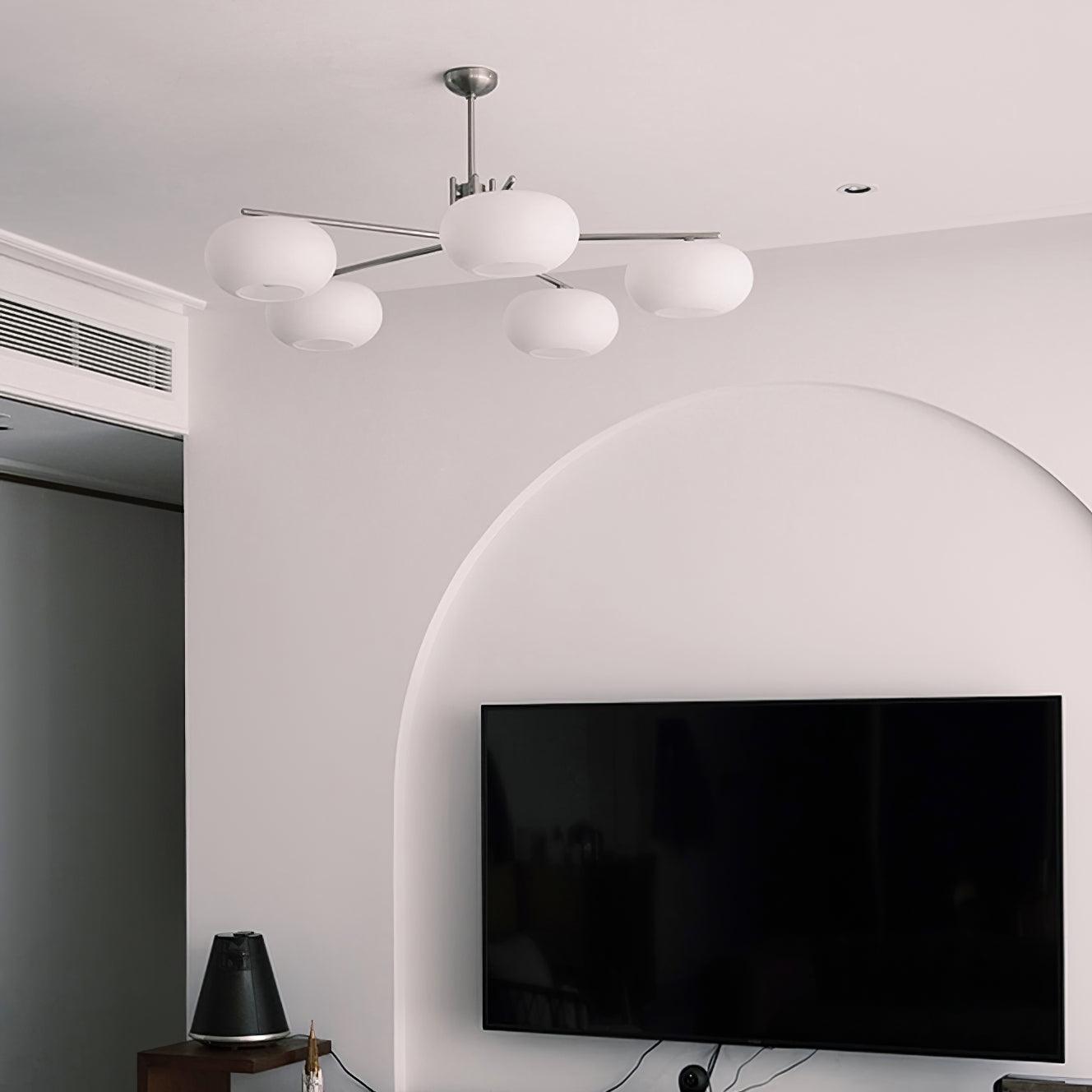 Deloz Chandelier Industrial 5-Light Modern-Neutral Decor