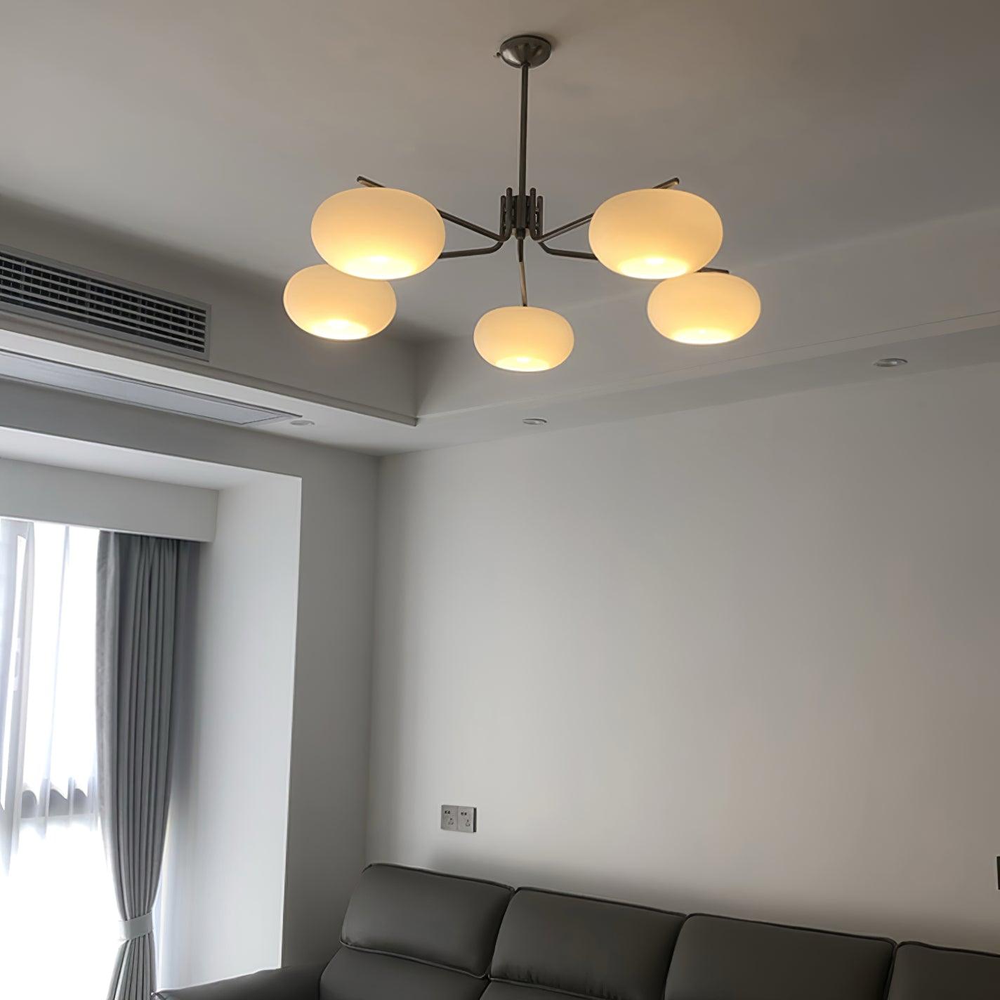 Deloz Chandelier Industrial 5-Light Modern-Neutral Decor