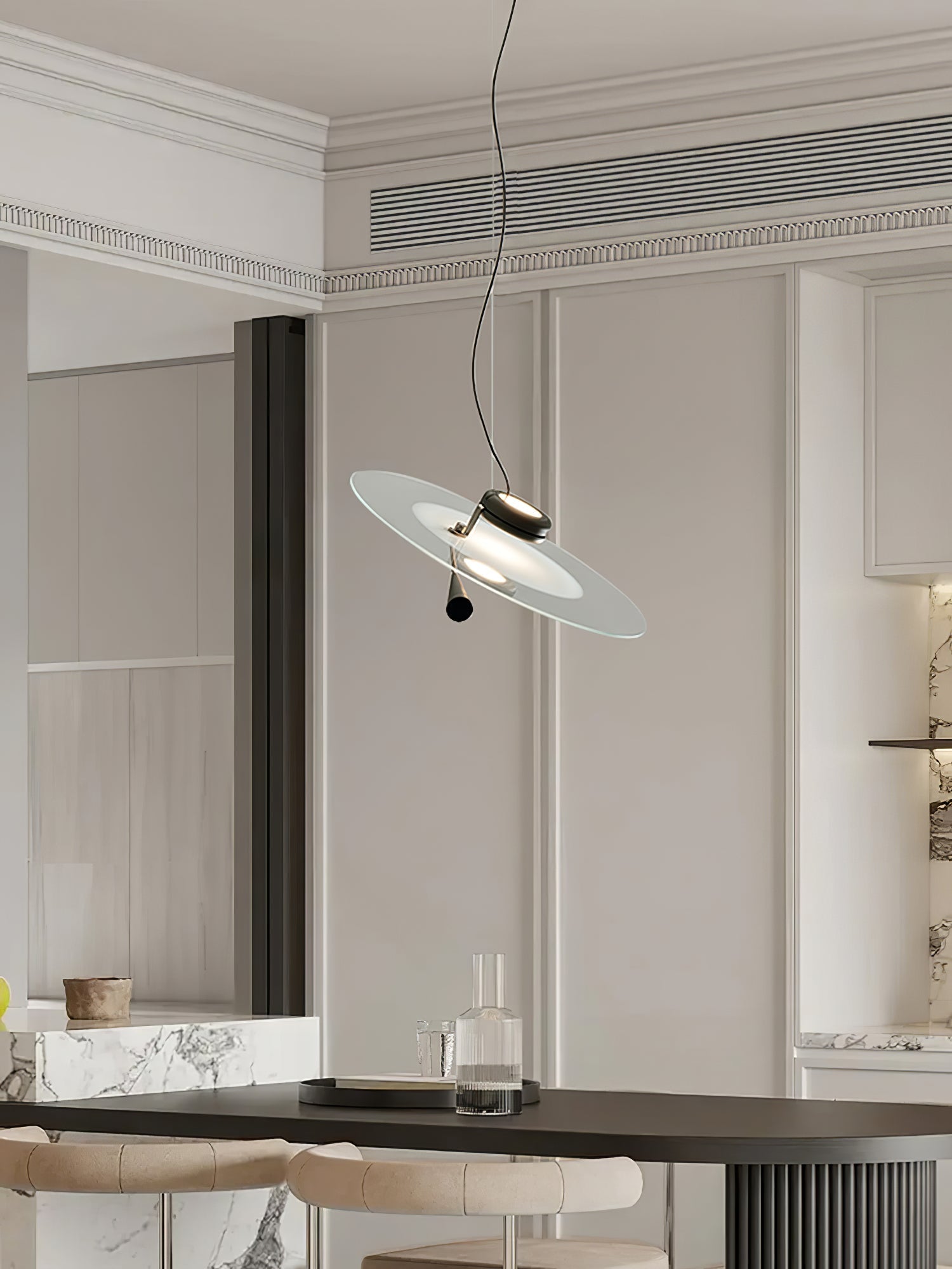 Symirel Premium Nordic Art Pendant Lamp-Neutral Decor