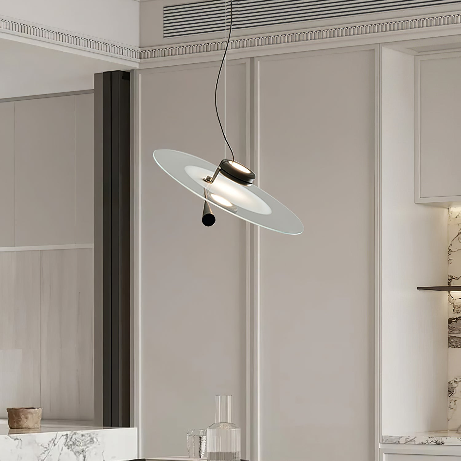 Symirel Premium Nordic Art Pendant Lamp-Neutral Decor