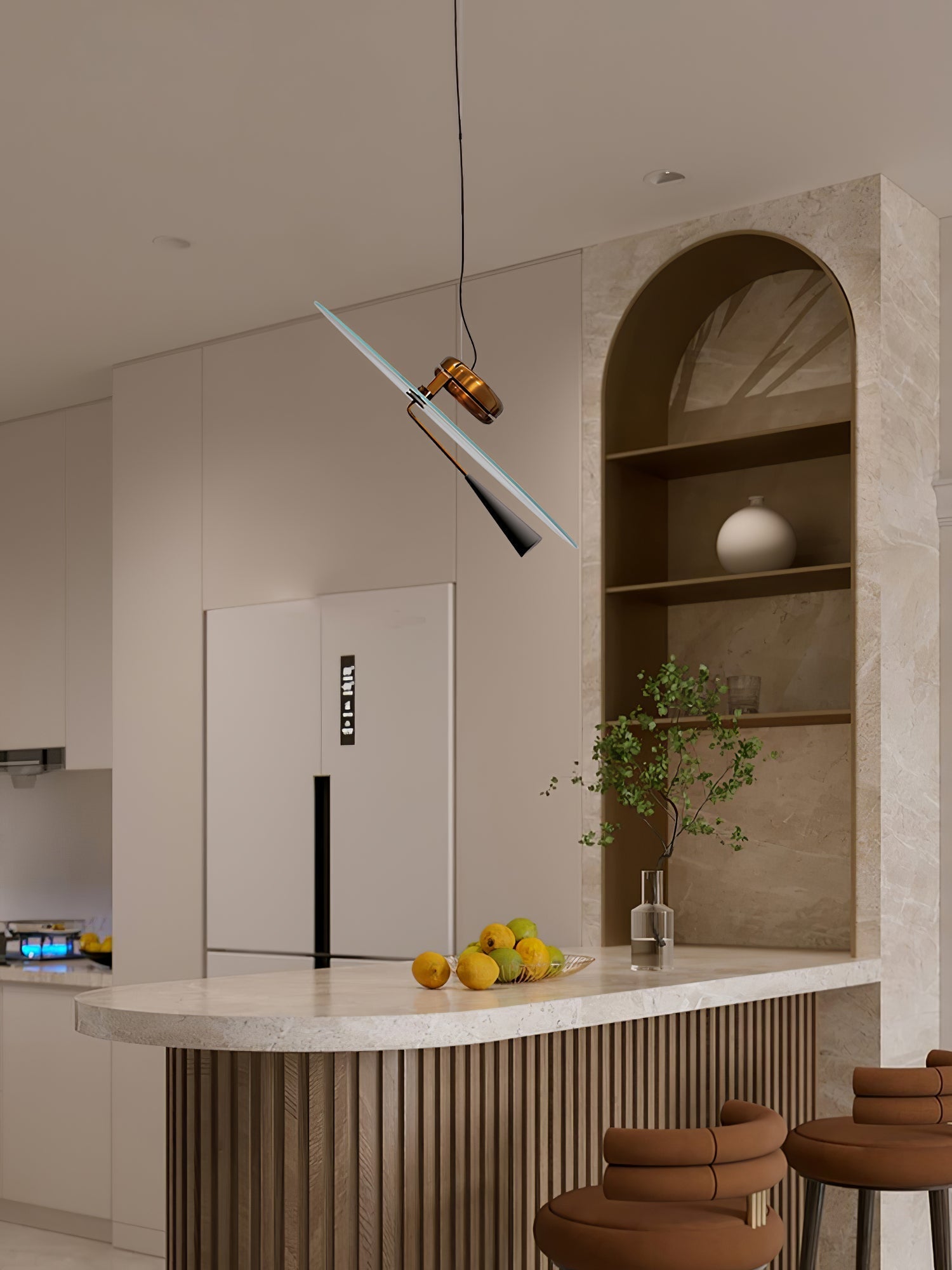 Symirel Premium Nordic Art Pendant Lamp-Neutral Decor