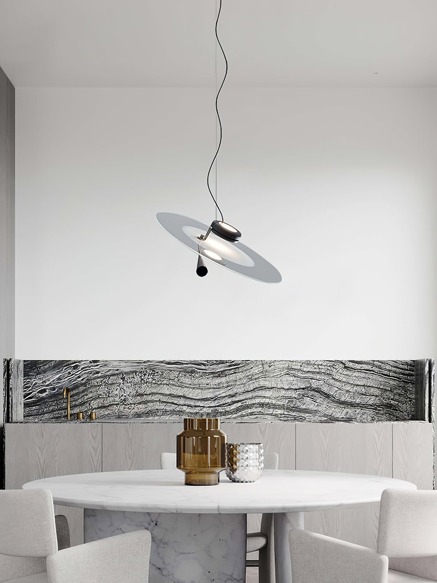 Symirel Premium Nordic Art Pendant Lamp-Neutral Decor